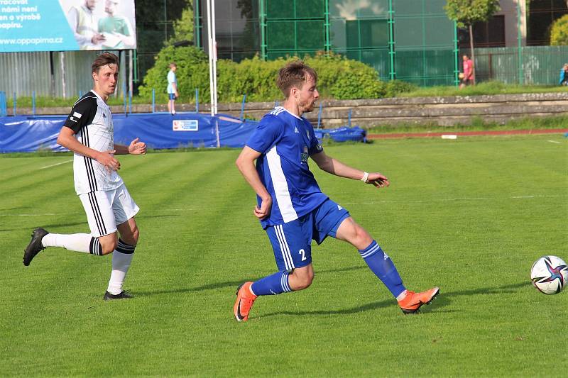 V divizním krajském derby se radují fotbalisté Šumperku, doma těsně porazili 1. HFK Olomouc.