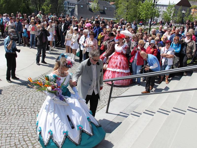 Zahájení lázeňské sezony v Jeseníku 14. května 2016.