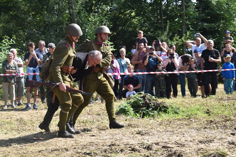 Bojová ukázka událostí začátku druhé světové války na Jesenicku.