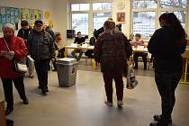 Prezidentské volby na ZŠ v Rapotíně na Šumpersku, 13. ledna 2023