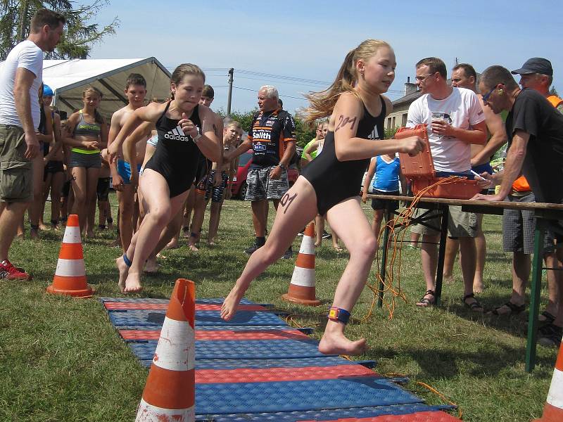 Dětský závod na na počest Eskymo Welzla v Zábřehu