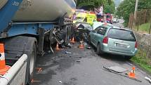 Dopravní nehoda ve středu 29. června v Žulové.