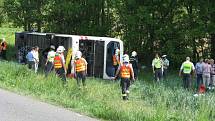Polský autobus havaroval u Rovenska.