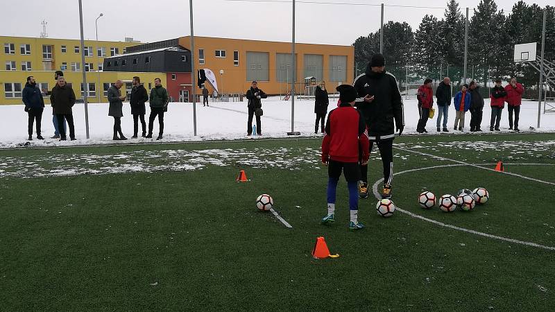 Tomáš Ujfaluši v Šumperku testoval mladé fotbalisty