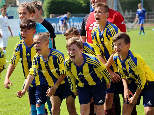 Mladí fotbalisté Šumperku. Ilustrační foto