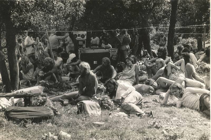 Antirockfest v roce 1986 v Oskavě.