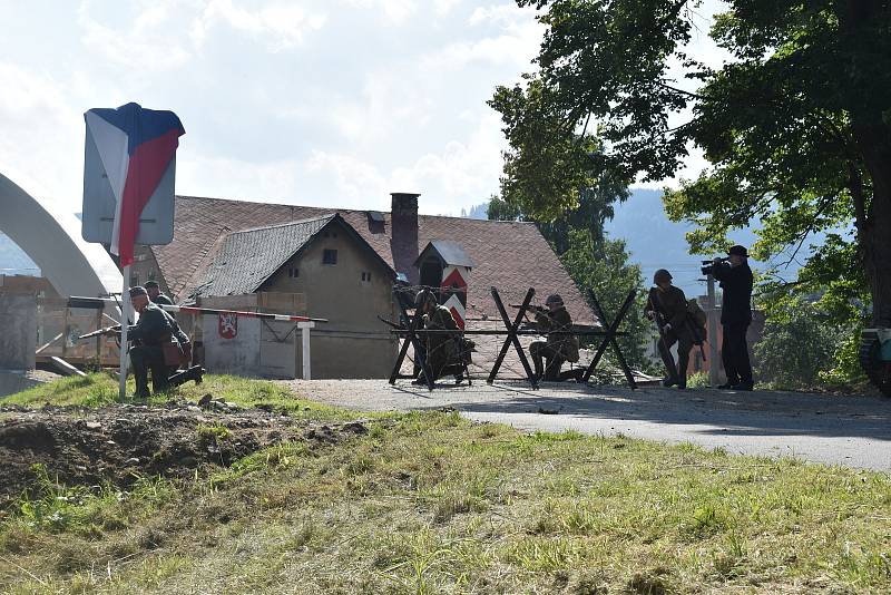 Bojová ukázka událostí začátku druhé světové války na Jesenicku.