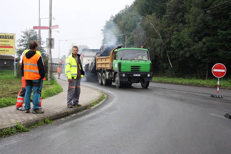 Rekonstrukce výpadovky ze Šumperku na Bruntál a Jeseník.