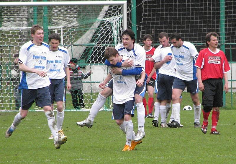 Jindřichov - Oskava 2:1, Jindřichov bílé dresy