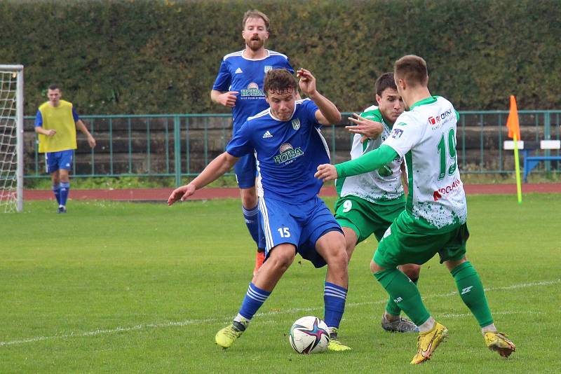 Fotbalisté Šumperku si zastříleli proti Bzenci.