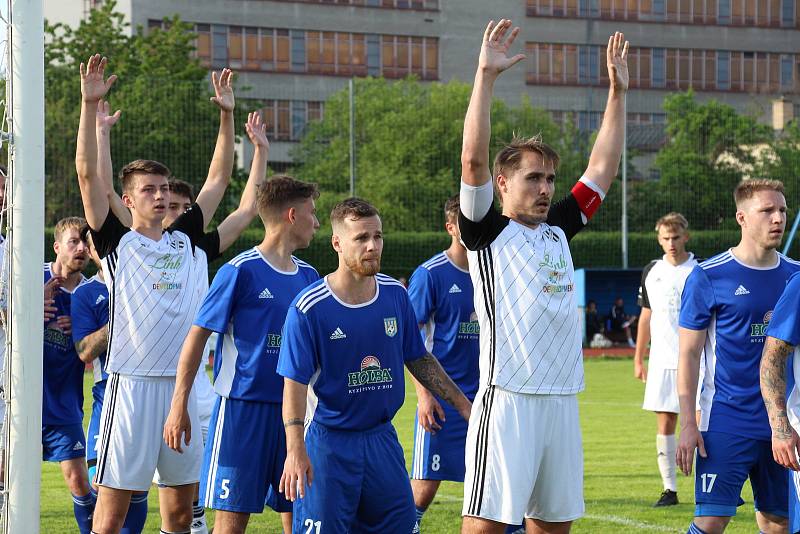 V divizním krajském derby se radují fotbalisté Šumperku, doma těsně porazili 1. HFK Olomouc.