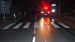 Nehoda na přechodu pro chodce v Olšanech, 5. ledna 2024