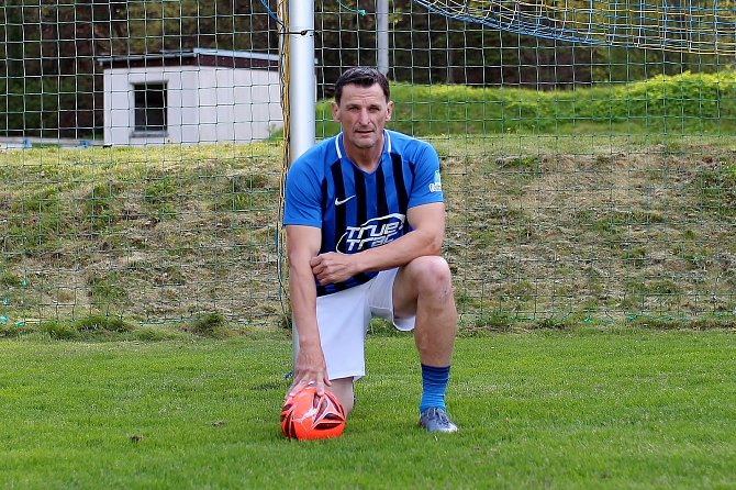 Jan Janošťák starší (FK STOMIX Žulová), vítěz ankety Deníku o nejpopulárnějšího fotbalistu Šumperska a Jesenicka.