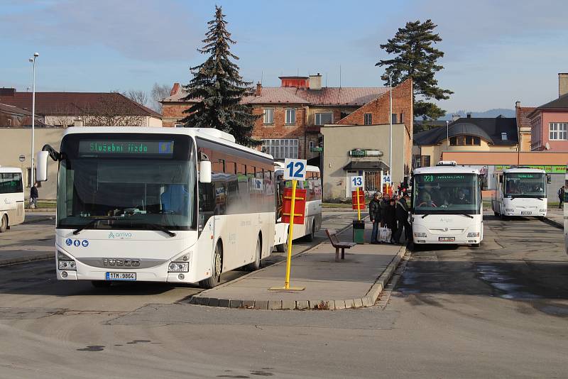 Staré autobusové nádraží v Šumperku má před sebou posledních pár týdnů provozu.