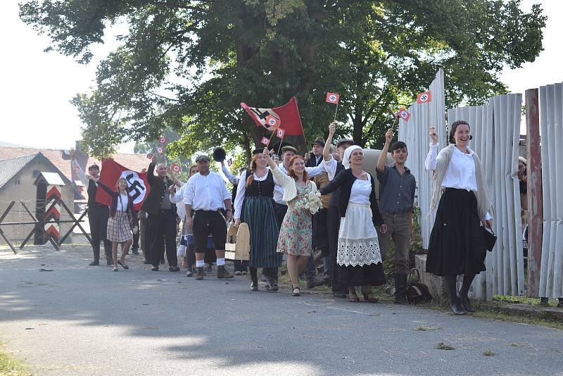 Bojová ukázka událostí začátku druhé světové války na Jesenicku.