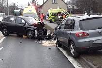 Nehoda v pátek 4. února 2022 v Bludově