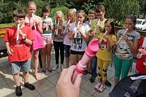 Děti krajanů z Ukrajiny na ozdravném táboře ve Václavově.