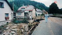 Následky povodní v Jindřichově - Nových Losinách.