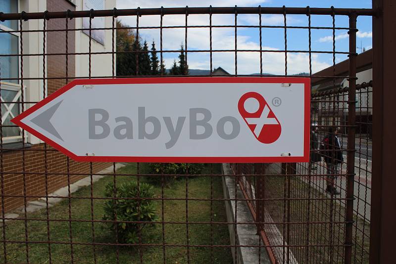 Otevření babyboxu v Jesenické nemocnici