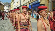 Roztančená ulice – jeden z programů XXII. Mezinárodního folklórního festivalu v Šumperku.