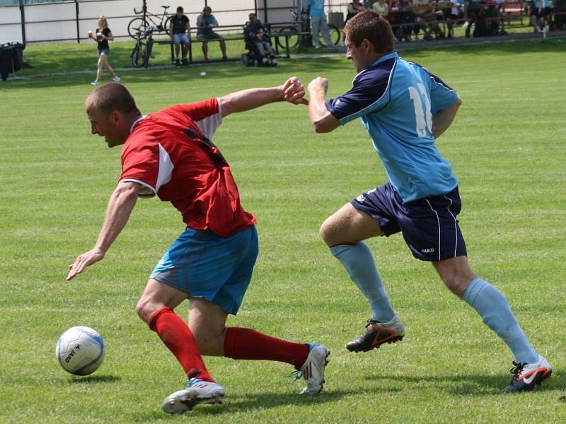 Ústí versus Oskava (červené dresy).