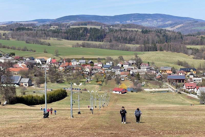 Otevření nadhledny na vrchu Háječek u Zborova v Zábřežské vrchovině