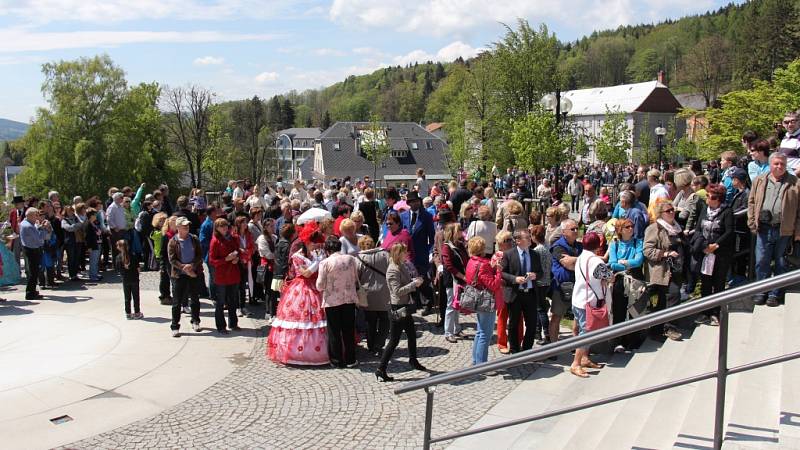 Zahájení lázeňské sezony v Jeseníku 14. května 2016.