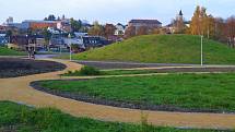 Park Knížecí sady po dokončení druhé etapy.