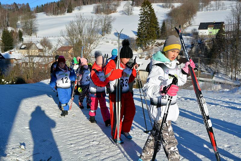 Závod pro děti Lyžuj lesy zavítal do Horní Lipové.