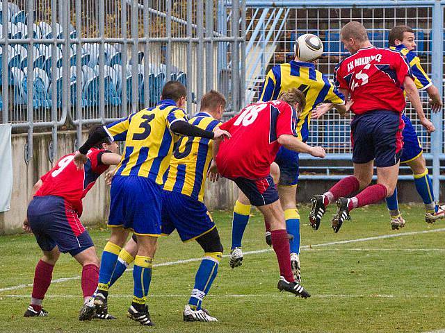 Opava B versus Mikulovice (červené dresy)