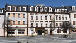 Hotel Slovan v Jeseníku.