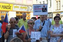 Demonstrace proti Babišovi v Šumperku - 11. 6. 2019