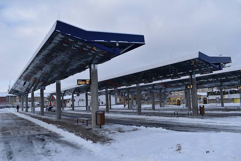 Nový přestupní terminál Šumperk - autobusové nádraží.