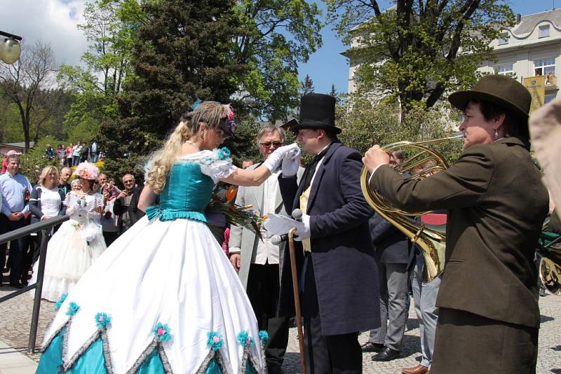 Zahájení lázeňské sezony v Jeseníku 14. května 2016.