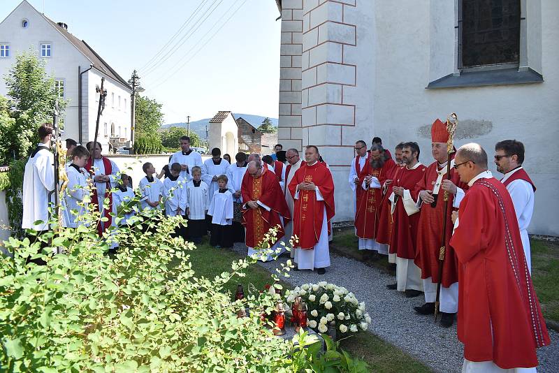 Děkovná bohoslužba za blahořečení řeholnice Marie Paschalis Jahnové v sobotu 18. června v Sobotíně.