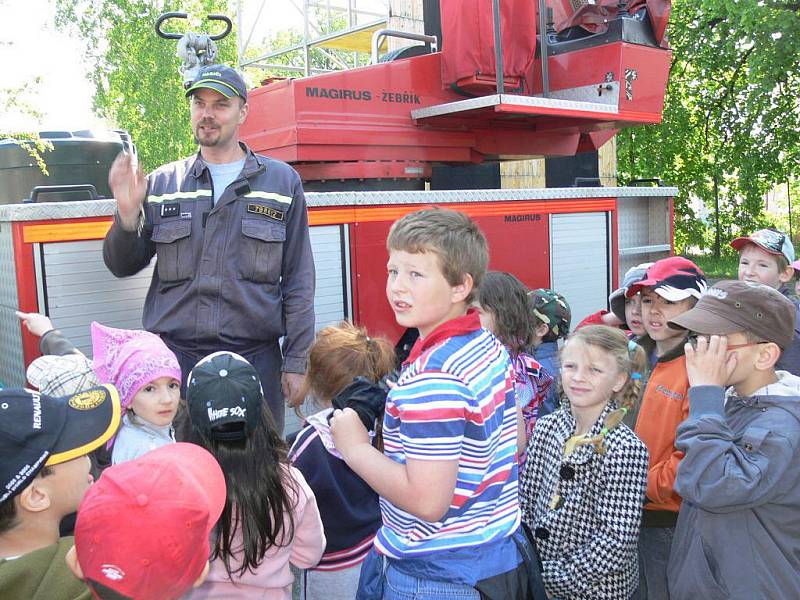 Den otevřených dveří se konal 13. května na hasičské stanici v Šumperku