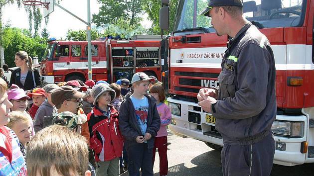 Den otevřených dveří se konal 13. května na hasičské stanici v Šumperku