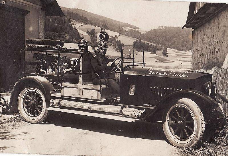 Snímek z archivu bohdíkovských hasičů