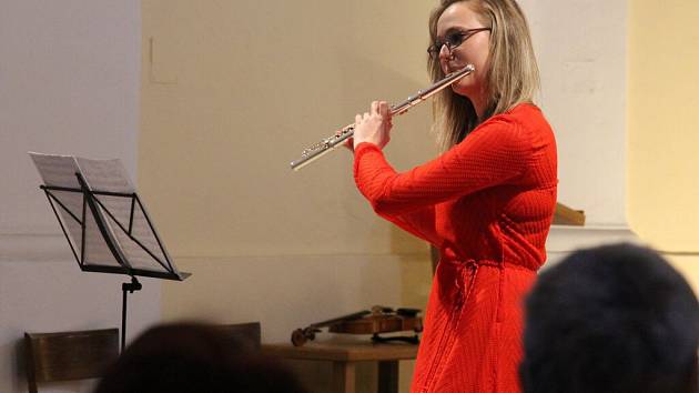 Koncert mladých hudebních nadějí v zábřežském kostele svaté Barbory.