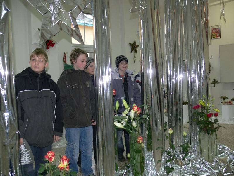 Vánoční výstava ve Střední škole sociální péče a služeb v Zábřehu.