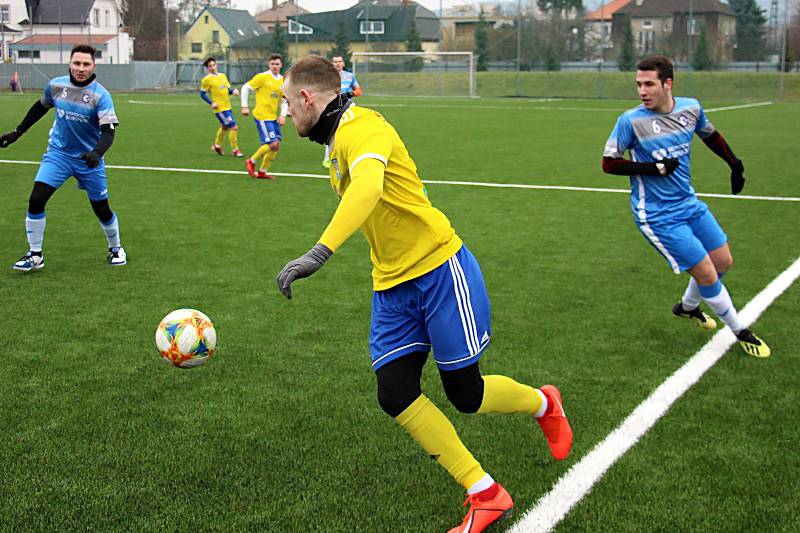 Fotbalisté Šumperku v přípravě s Rapotínem