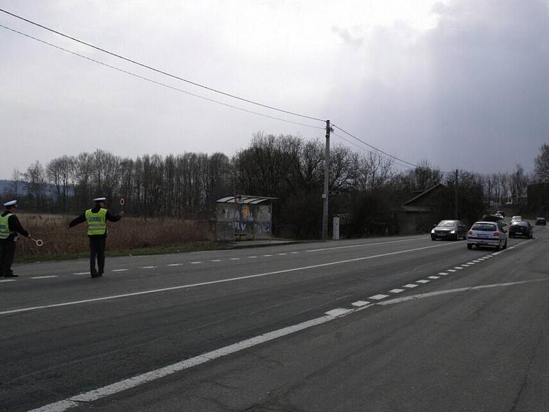 Policie se zaměřila na řidiče v úseku Bludovského kopce a také na hlavním tahu mezi Šumperkem a Rapotínem