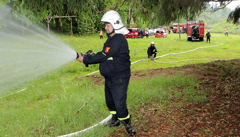 Krajské cvičení složek IZS (rozsáhlý požár lesa) FOREST FIRE 2017.