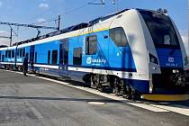 Do Olomouckého kraje dorazily další dva vlaky RegioPanter. Na snímku nová jednotka RegioPanter 650 238.