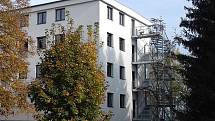 Bývalá krizová nemocnice, budoucí Alzheimercentrum v Zábřehu v současné podobě.