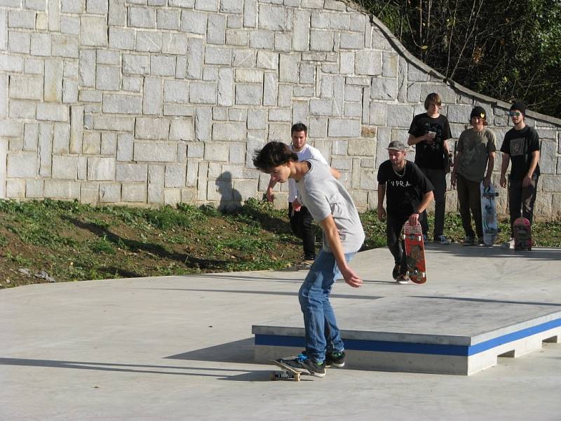 Skatepark v Šumperku.