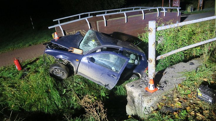 Nehoda opilého řidiče u cyklostezky mezi Mohelnicí a Moravičany, 30.9.2023