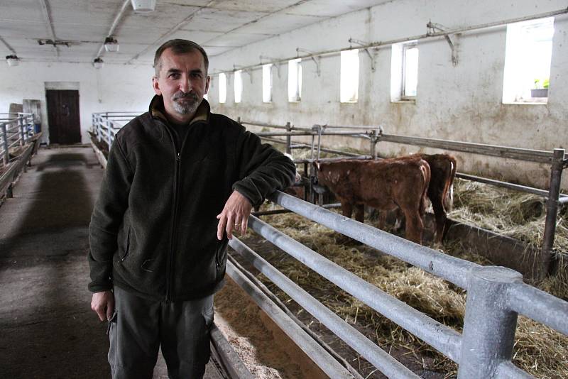 Farmář Miroslav Skřivánek z Branné.