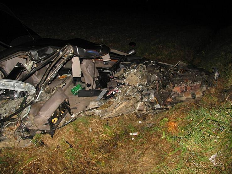 Tohle bylo opravdu před nehodou u Štítů auto, konkrétně audi