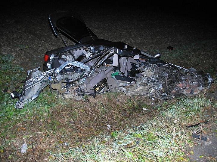 Tohle bylo opravdu před nehodou u Štítů auto, konkrétně audi